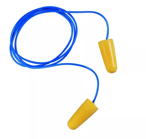 Bouchons d'oreilles cordés non détectables - Réf 916115 (150 paires)